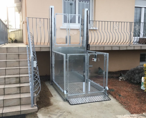 Plateforme élévatrice Rue du jarrier Guécélard Le Mans